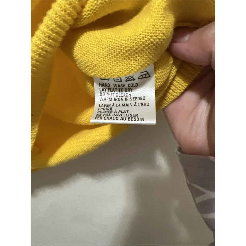 Harley Davidson Women’s Pullover Vest Preppy Yellow - Picture 3 of 4